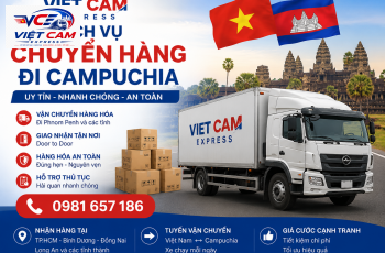 Chành Xe Gửi Hàng Đi Phnom Penh Campuchia | VIET CAM EXPRESS